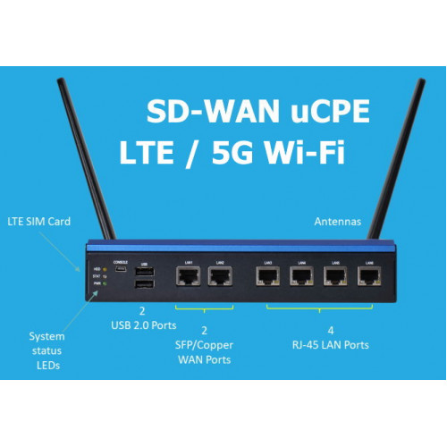 The S3D is an entry model uCPE device for delivering Virtual Network ...